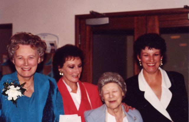 Picture of our Mom, her sister, mother and daughter