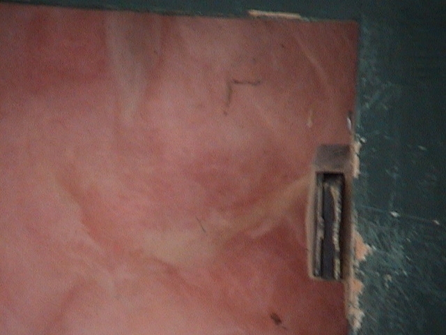 Photo of the magnet to hold the door closed under a jacuzzi.