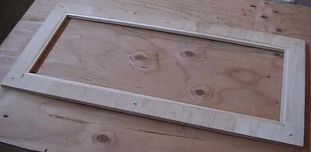 Photo of a router template.