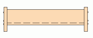 Thumbnail size drawing of our doll cradle.